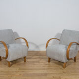 Model 410 armchairs by Jindřich Halabala for Up Závody, 1930s, set of 2