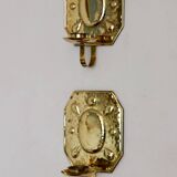 Pair of Mid-Century Brass Swedish Sconces