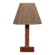 Lampe vintage en bois 1960