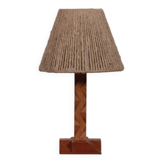 Vintage wooden lamp from the 1960s