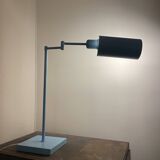 Blue metal lamp