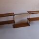 oak and copper shelf from the 50s