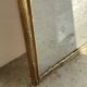 Large gilded mirror 19th century rounded corners mercury glass Louis XVI style