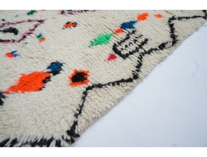 Colorful Berber Carpet 151x92cm
