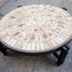 Table basse Herbariam par Roger Capron, années 60