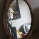 Petit Miroir ancien en bois