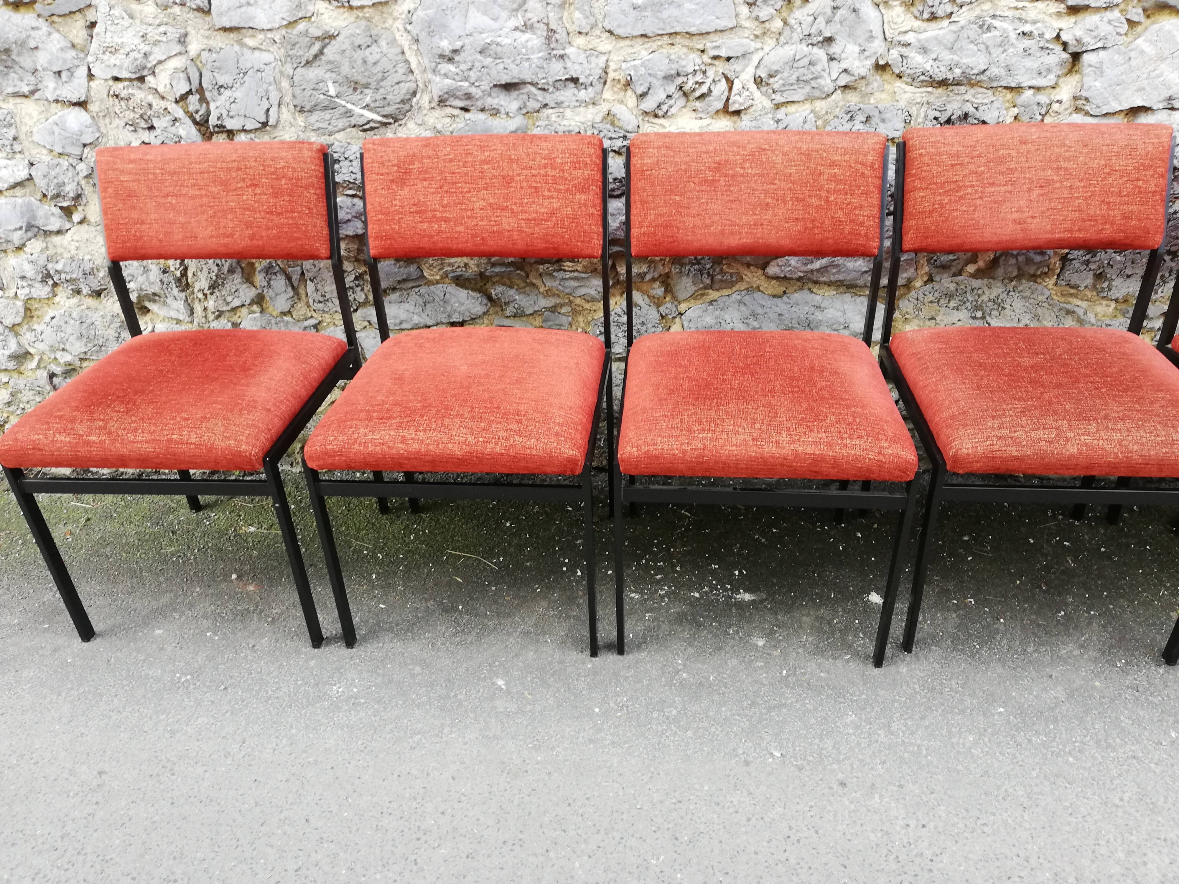 Set of 6 chairs Cees Braakman Pastoe Japanese Serie