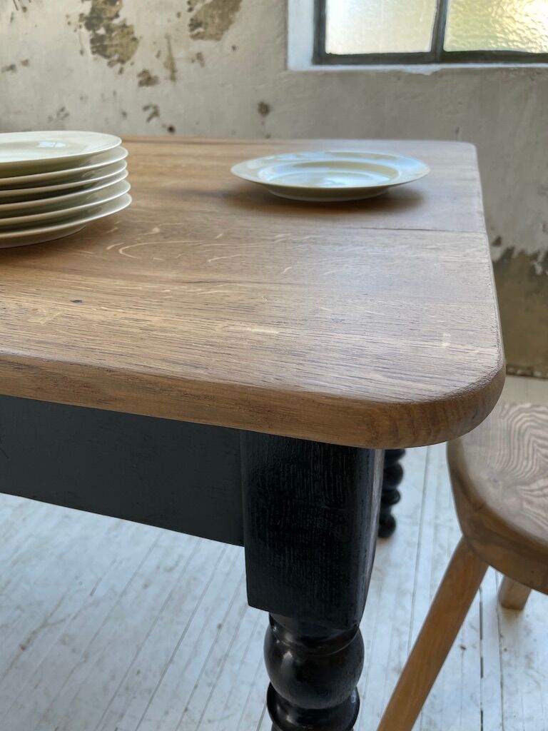 Farm bistro table in oak