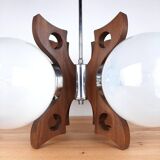 Mid-century Murano glass pendant by Mazzega, 1970s.