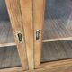 Oak sideboard with glass doors
