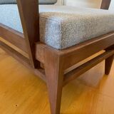 Fauteuil en chêne  par René Gabriel