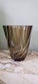 Twisted glass vase