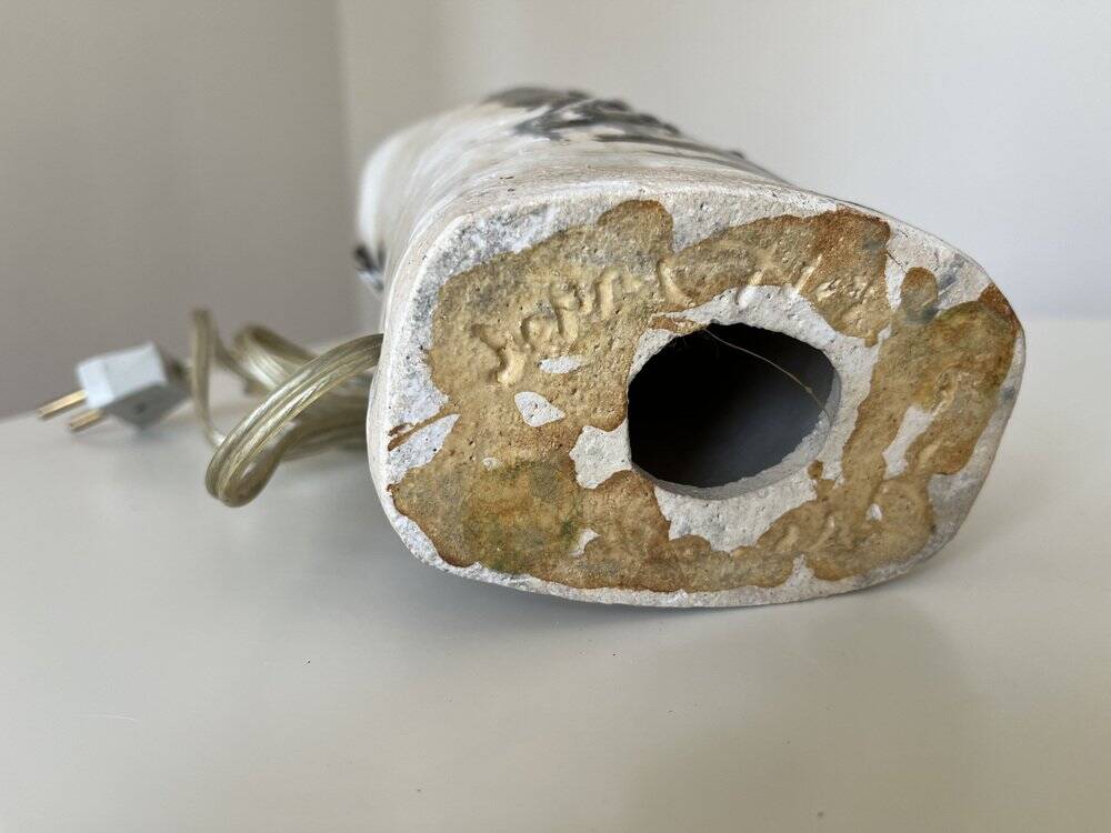 Table lamp by Jeppe Hagedorn-Olsen, denmark, studio pottery, 1960s