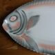 Digoin Sarreguemines zoomorphic fish dish