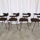 Mid-century modern dining armchairs - 70s niko kralj stol kamnik - set of 4