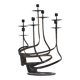 Brutalist candelabra in the manner of Jean Touret