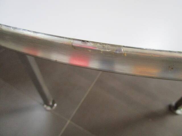 Vintage 70s waiting room coffee table