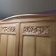 Former Parisian cabinet high in oak with pediment - 50s