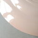 set of 6 plates ceramic pink powder FF France
