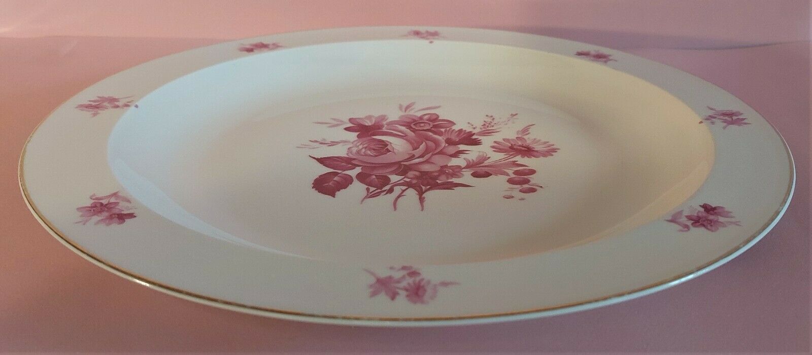 Limoges porcelain round serving dish
