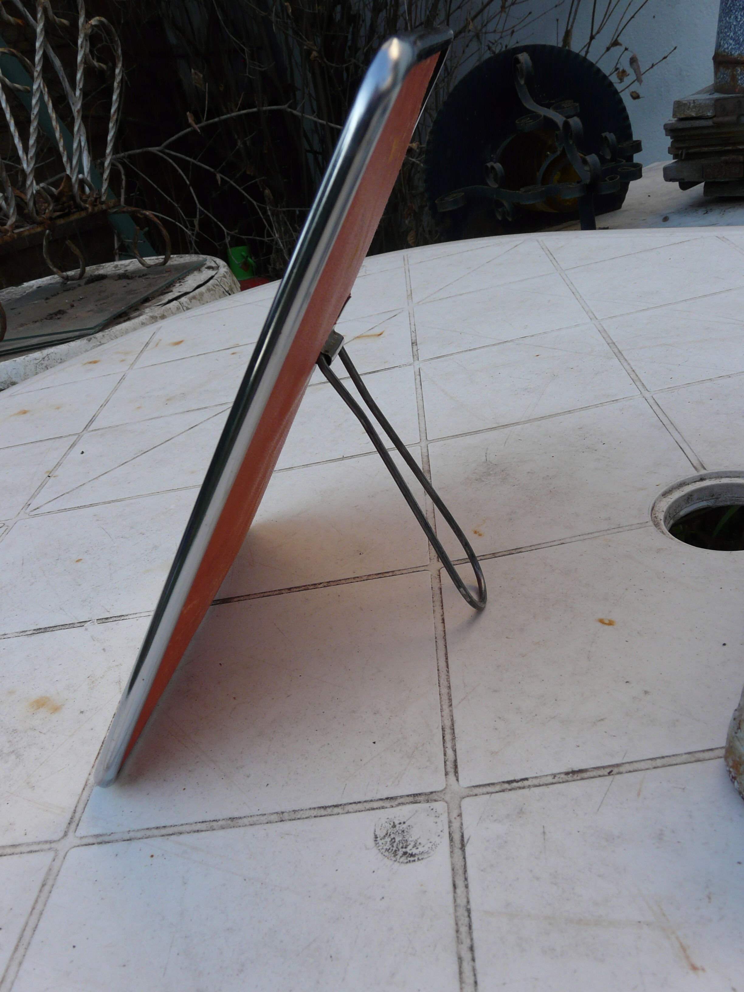 Miroir de barbier à poser ou à suspendre 24x18cm