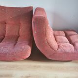 Armchairs Château d'Ax-modular sofa fabric, Model 1744