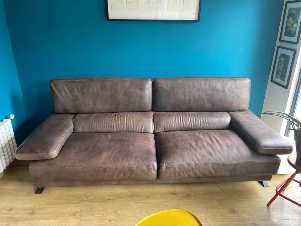 Canapé en cuir Roche Bobois