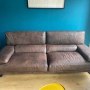 Roche Bobois leather sofa