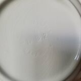 Set of 2 opaque porcelain soup plates