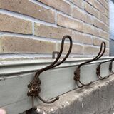 Rustic hook coat rack 1920s