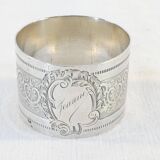 Solid silver towel round minerva orfevre hage henri