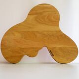 Serving platter in oak by Alvar Aalto for Iittala
