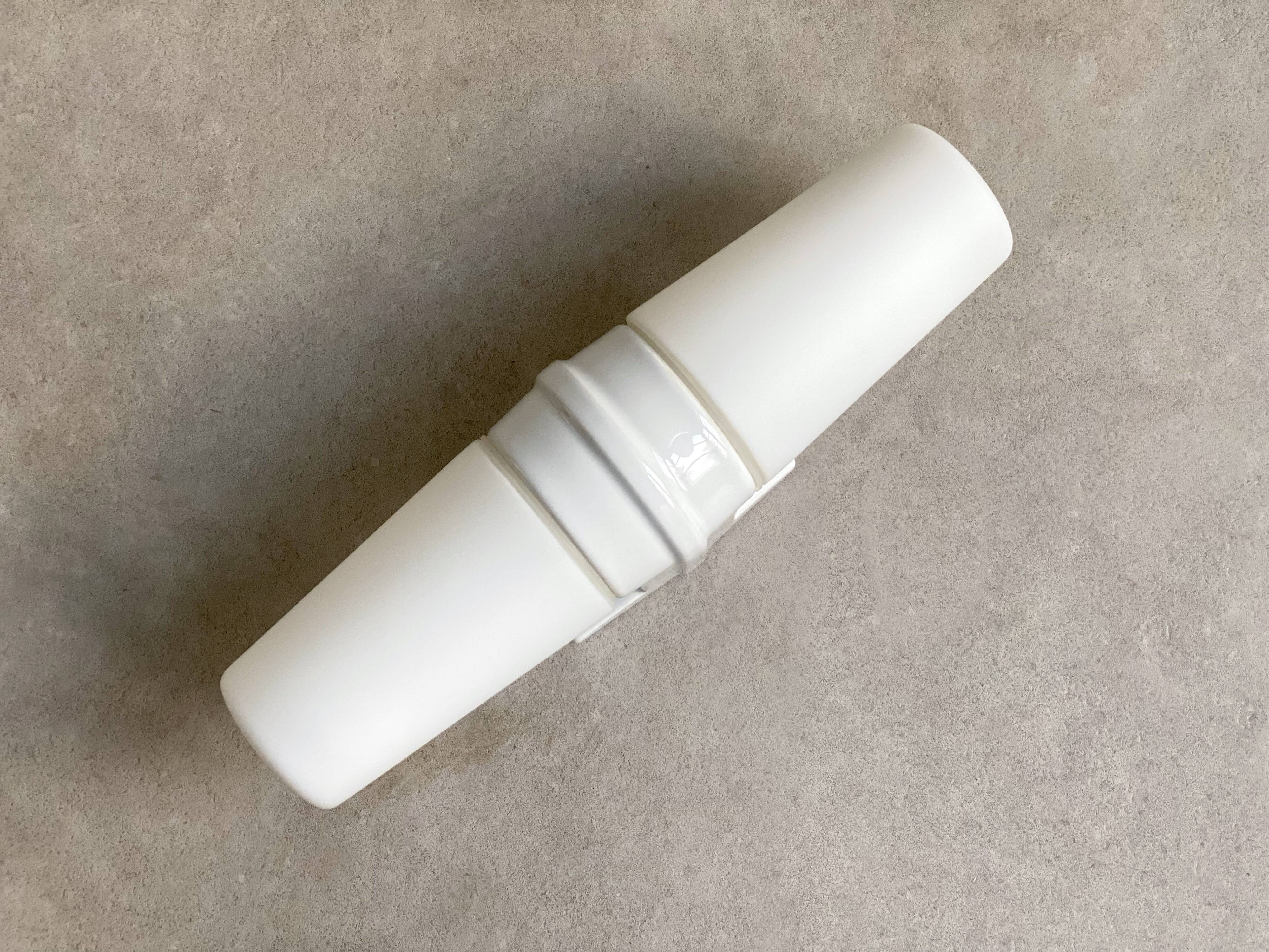 Vintage IFÖ 6060 - Bromölla IKEA ceramic & glass wall lamp, double light