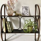 Rattan wall shelf 1970