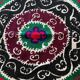 Vintage hand-embroidered tablecloth 117x127 cm