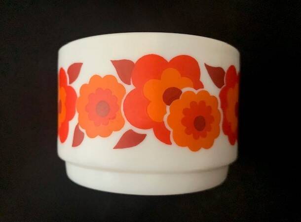 Arcopal brand Lotus mugs