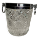 Vintage 1960s cut crystal champagne (or white wine) bucket/cooler