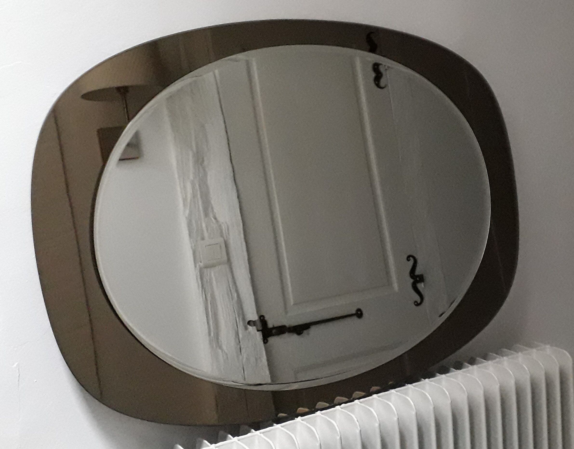 Mirror two-tone 70s - 51x71cm