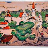 Vanber gouache on paper circa 1960