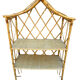 Rattan shelf Chinese hat from the 1960s Sweden