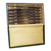 Lot de 10 couteaux Art Déco en coffret