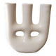 White Tadelakt Vase Morocco