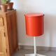 Coiffeuse vintage orange années 60