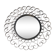 Chaty Vallauris round black metal mirror, 1960s