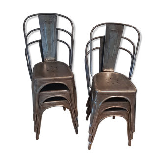 Set of six chairs A Tolix