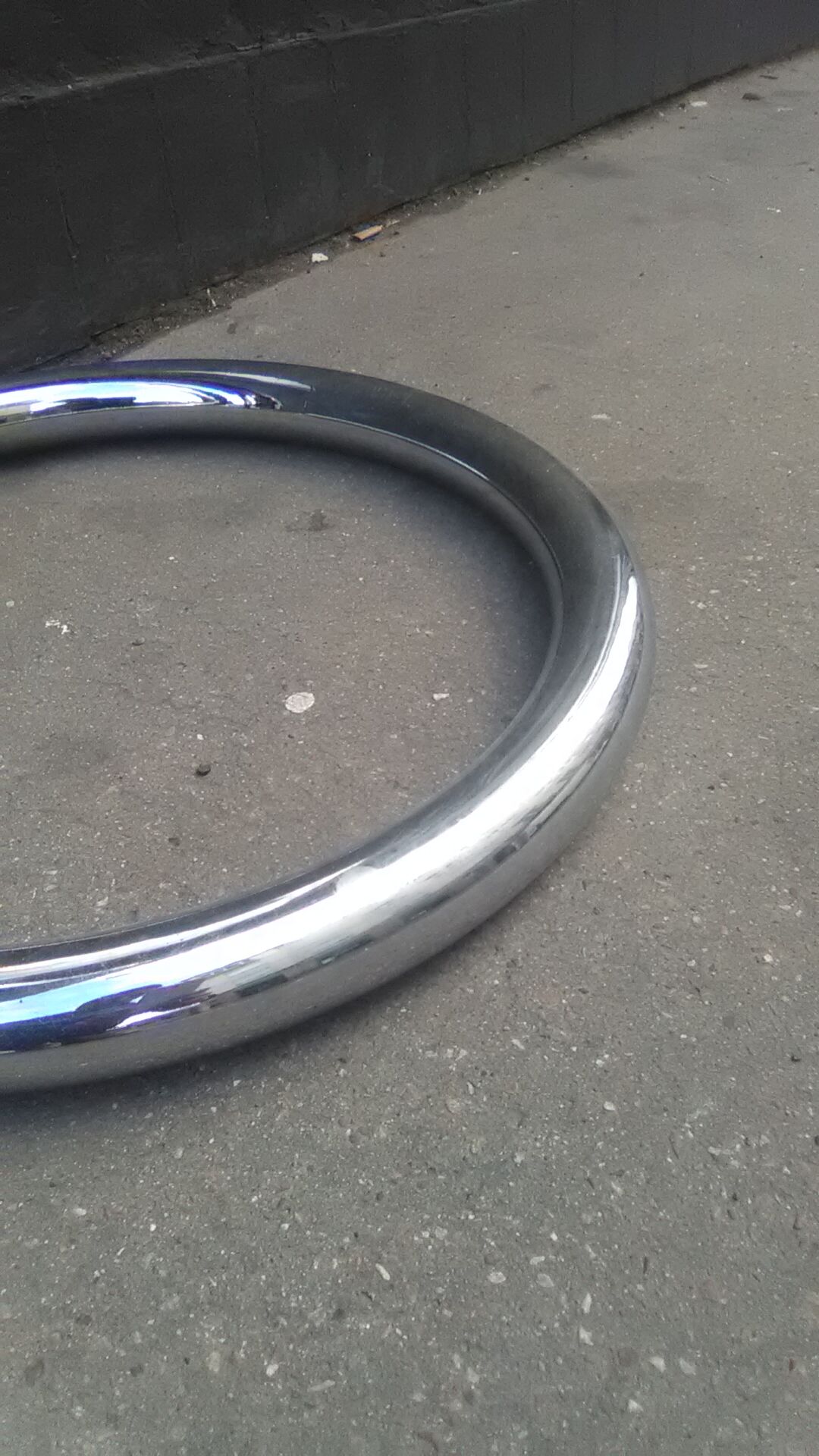 Chrome design arco floor lamp