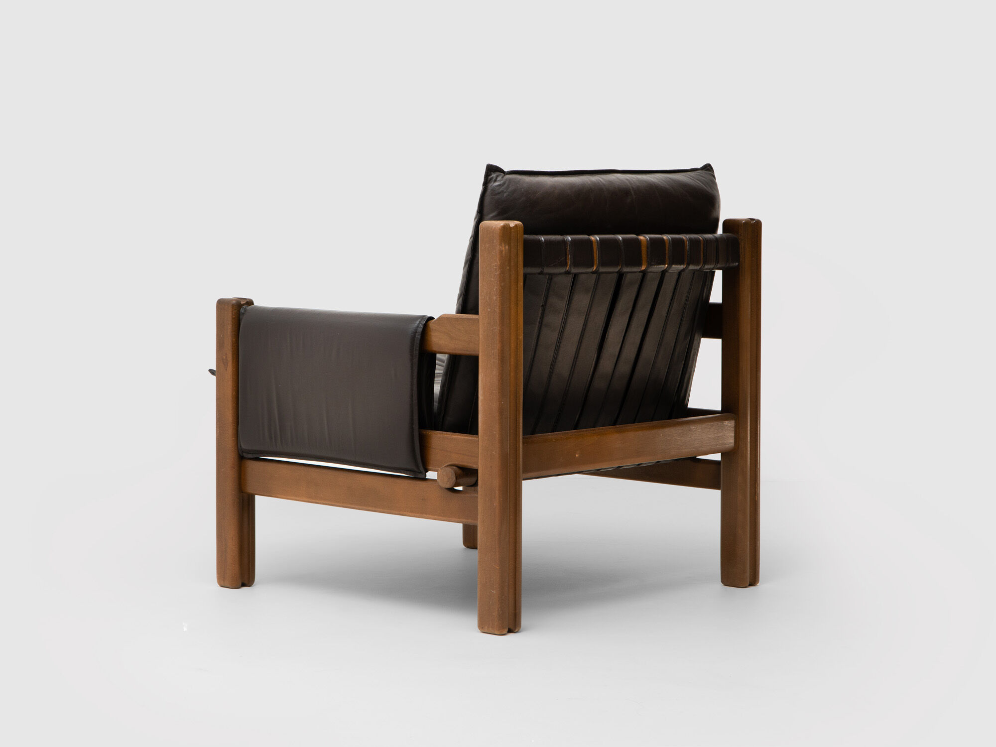 Leather armchair by Ton