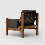 Leather armchair by Ton