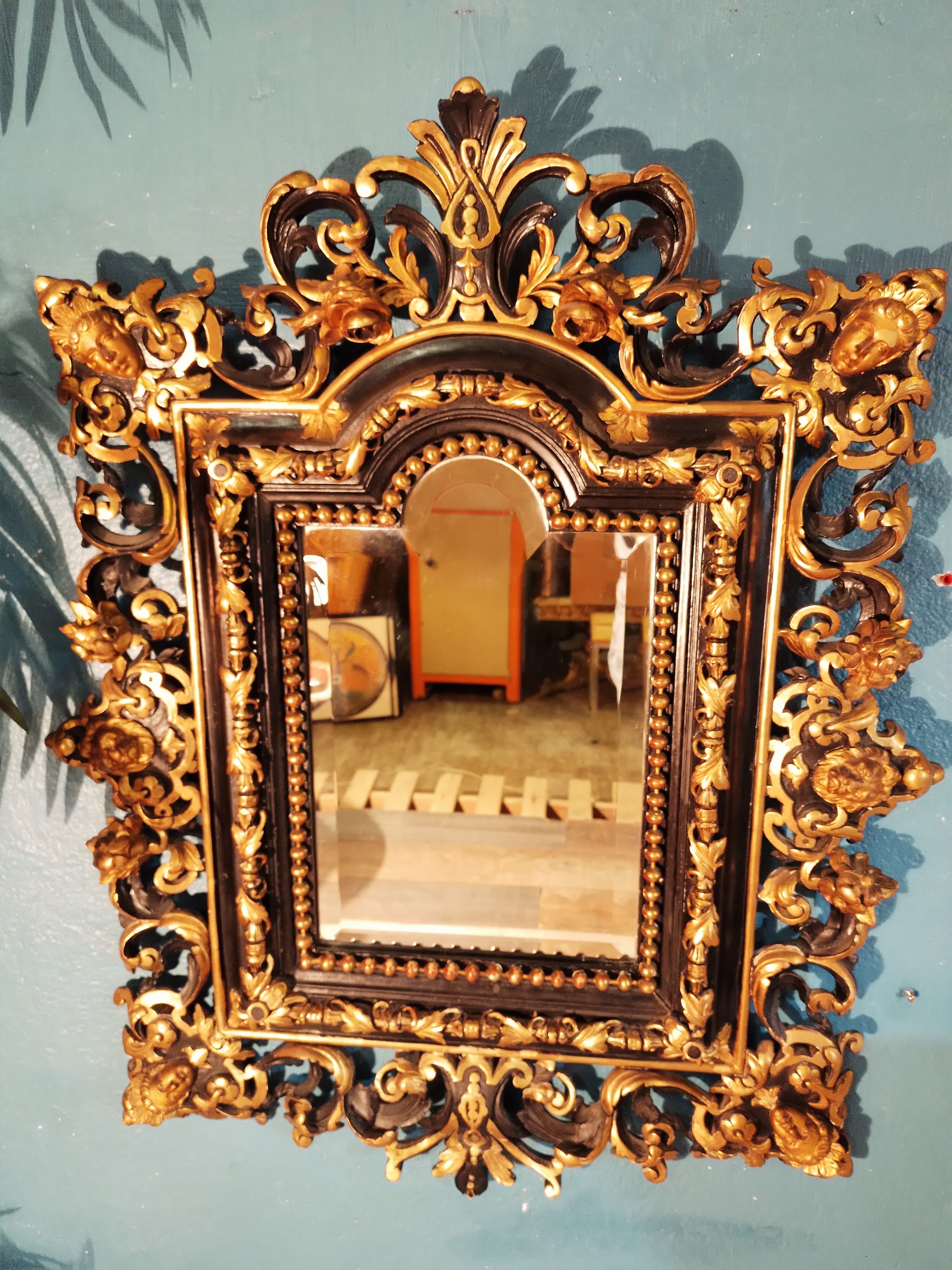 Baroque mirror Italy XIXth century