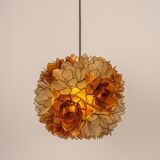 Suspension ball in pearly capiz shell Germany 1960s